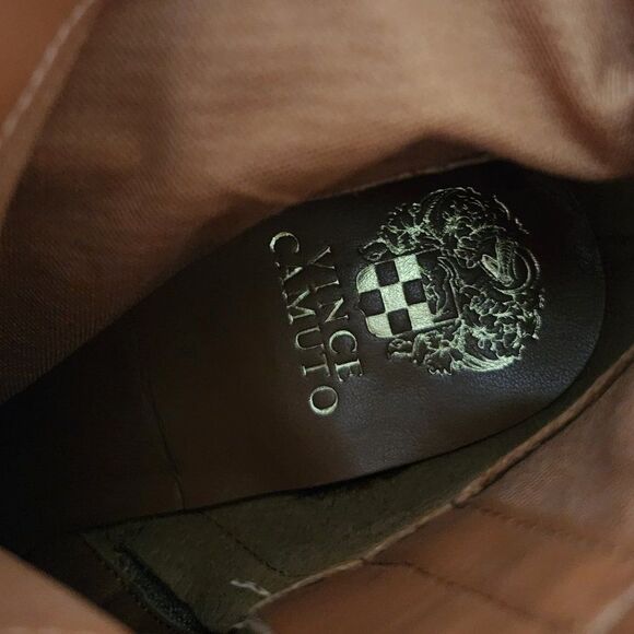 Vince Camuto Leather Slouch Bootie | Size 8.5 | Nerlinji Western Square Toe NEW - Picture 8 of 9